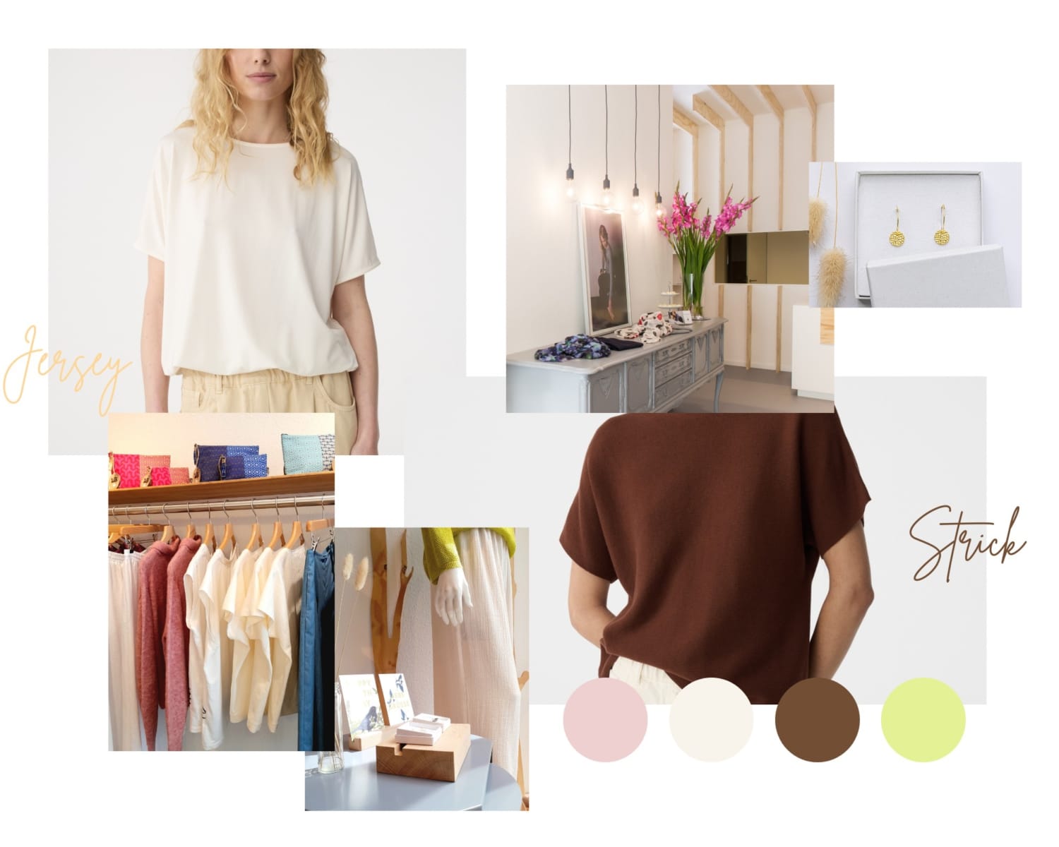 Zugvögel Mode Store Ansicht Laden und Kleidung